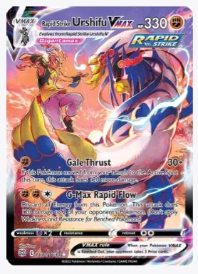 Rapid Strike Urshifu VMAX SWSH09: Brilliant Stars Trainer Gallery # TG21/TG30 - Sweets and Geeks