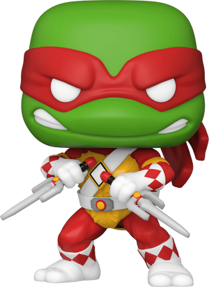 Funko Pop Television: Mighty Morphin Power Rangers/ Teenage Mutant Ninja Turtles - Raphael (2022 Fall Convention) #112 - Sweets and Geeks