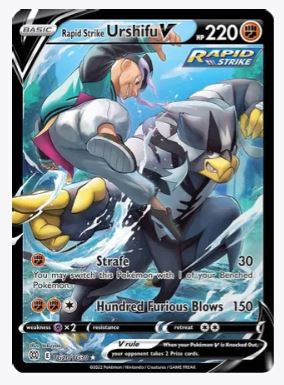 Rapid Strike Urshifu V SWSH09: Brilliant Stars Trainer Gallery # TG20/TG30 - Sweets and Geeks