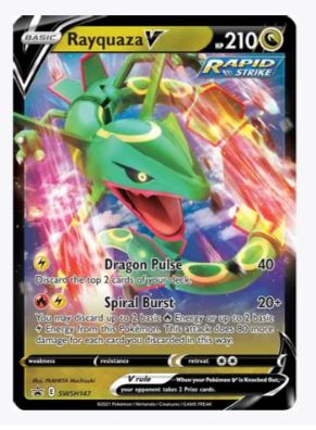 Rayquaza V - SWSH147 SWSH: Sword & Shield Promo Cards # SWSH147 - Sweets and Geeks