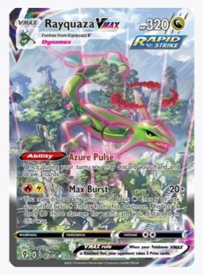 Rayquaza VMAX (Alternate Art Secret) SWSH07: Evolving Skies # 218/203 - Sweets and Geeks