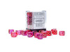 Chessex Gemini Translucent Red-Violet/Gold 12MM D6 Dice Block - Sweets and Geeks
