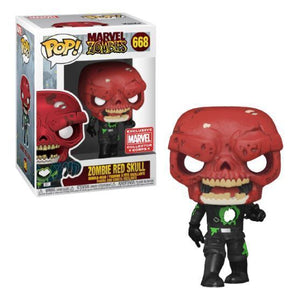 Funko Pop Marvel: Marvel Zombies - Zombie Red Skull #668 - Sweets and Geeks