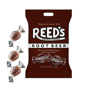 Reed's Root Beer Hard Candies 4oz Bag - Sweets and Geeks