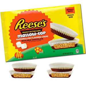 Reese's Peanut Butter Cups Mallow-Top W/ Milk Chocolate 9oz Bag - Sweets and Geeks