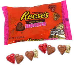 Reese's Valentine's Day Peanut Butter Hearts 10oz Bag - Sweets and Geeks