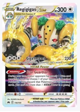 Regigigas VSTAR Crown Zenith # 114/159 - Sweets and Geeks