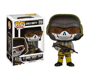 Funko Pop Games: Call of Duty - Lt. Simon "Ghost" Riley Game Stop Exclusive #70 (Box Not Mint) - Sweets and Geeks