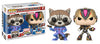 Funko Pop! Games: Rocket Raccoon vs Mega Man X (Player 2) (2-Pack) - Sweets and Geeks