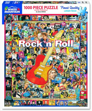 Rock 'n' Roll 1000 Piece Jigsaw Puzzle - Sweets and Geeks