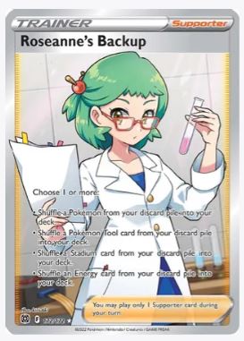 Roseanne's Backup (Full Art) SWSH09: Brilliant Stars # 172/172 - Sweets and Geeks