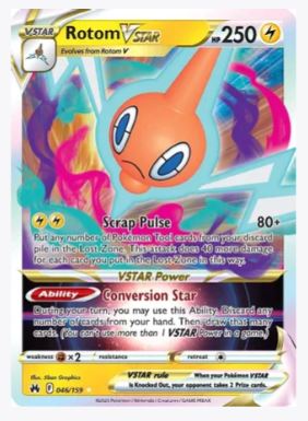 Rotom VSTAR Crown Zenith # 046/159 – Sweets and Geeks