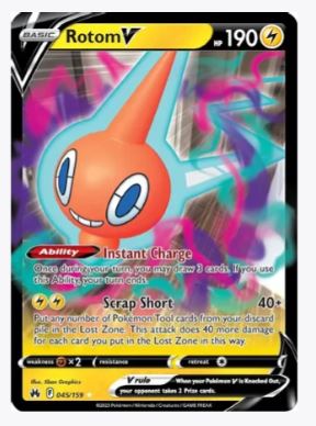 rotom pokemon cards Pokemon Card Japanese Mow Rotom 004/098 sv10 C TCG — ToysOneJapan main image 1