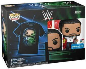 Roman Reigns POP! & Tee Collectors Box (Size XL) - Sweets and Geeks