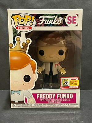 Funko Pop! Funko - Freddy Funko (Danny Zuko) (Carnival Red) (2018 San Diego Comic Con Exclusive) - Sweets and Geeks