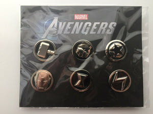 Marvel Avengers 2020 Video Game Crystal Dynamics Promotional Pin Set - Sweets and Geeks