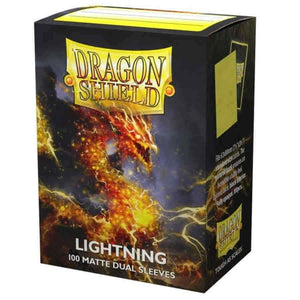 Dragon Shield: Matte Lightning Dual Standard Size Sleeves - 100ct - Sweets and Geeks