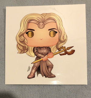 The Eternals - Marvel Collector Corps Thena Funko Pop Sticker - Sweets and Geeks
