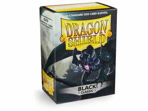 Dragon Shield Classic Sleeves 100ct - Black - Sweets and Geeks