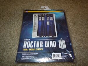Doctor Who Tardis Shower Curtain Police Box - Sweets and Geeks