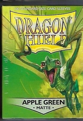Dragon Shield Matte Sleeves 100ct - Apple Green - Sweets and Geeks