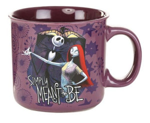Nightmare Before Christmas Jack and Sally - Simply Meant to Be 20oz Ceramic Mug - Sweets and Geeks
