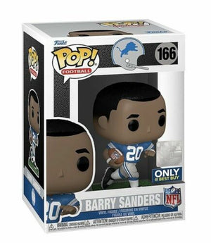 (Damaged Box) Funko Pop Football: Detroit Lions- Barry Sanders (Best Buy Exclusive) #166 - Sweets and Geeks