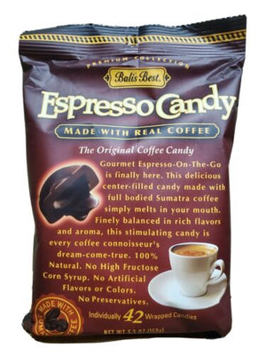 BALIS BEST COFFEE CANDY- ESPRESSO 5.3oz - Sweets and Geeks