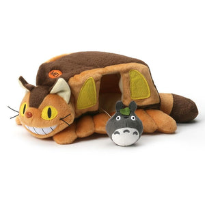 Catbus and Gray Totoro Plush "My Neighbor Totoro", Sun Arrow Plush - Sweets and Geeks