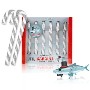 Sardine Candy Canes - Sweets and Geeks