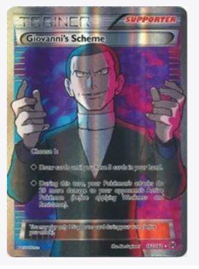 Giovanni's Scheme (Full Art) XY - BREAKthrough # 162/162 - Sweets and Geeks