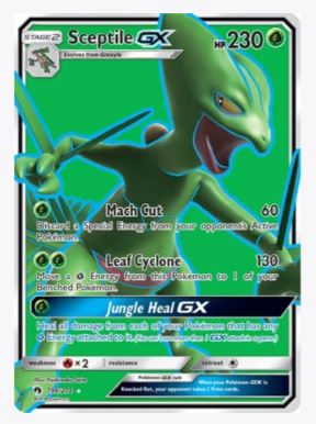 Sceptile GX (Full Art) SM - Lost Thunder # 196/214 - Sweets and Geeks