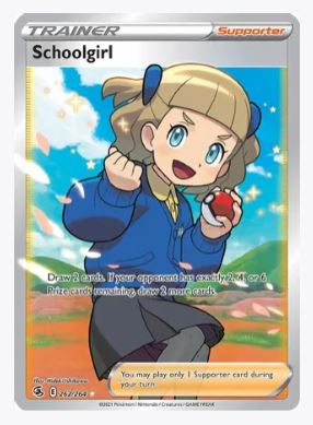 Schoolgirl (Full Art) SWSH08: Fusion Strike # 262/264 - Sweets and Geeks