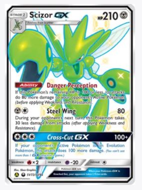 Scizor GX Hidden Fates: Shiny Vault # SV72/SV94 - Sweets and Geeks