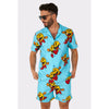 Pac-man Waka-Waka Summer Shirt W/ Shorts- Large - Sweets and Geeks