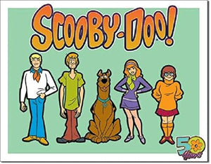 Scooby Doo 50 Years - Tin Sign - Sweets and Geeks