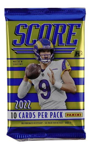 2022 Panini Score Football H2 Hybrid Pack - Sweets and Geeks