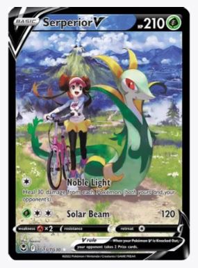 Serperior V SWSH12: Silver Tempest Trainer Gallery # TG13/TG30  Sweets and  Geeks