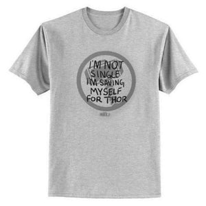 Funko Pop! Tees: Thor - I'm Not Single I'm Saving Myself For Thor (XL) - Sweets and Geeks