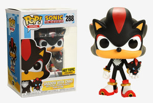 Funko Pop Games: Sonic the Hedgehog - Shadow with Chao (Hot Topic Exclusive) #288 - Sweets and Geeks