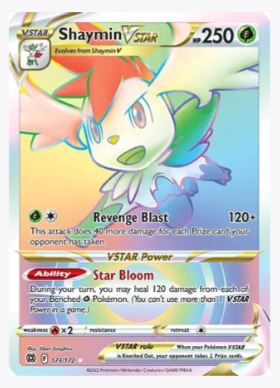 Shaymin VSTAR (Secret) SWSH09: Brilliant Stars # 173/172 - Sweets and Geeks