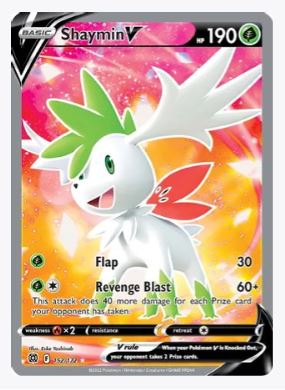 Shaymin V (Full Art) SWSH09: Brilliant Stars # 152/172 - Sweets and Geeks
