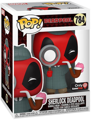 Funko POP! Marvel: Deadpool 30th - Sherlock Deadpool #784 - Sweets and Geeks