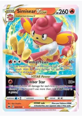 Simisear VSTAR Crown Zenith # 023/159 - Sweets and Geeks