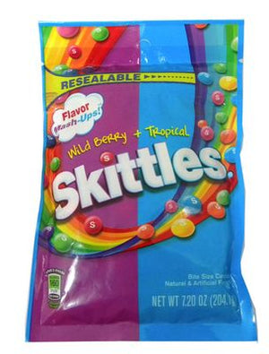 Skittles Flavor Mashups Tropical & Berry 7.20oz bag - Sweets and Geeks