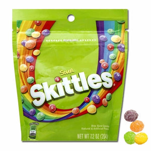 Skittles Sour 7.2oz Bag - Sweets and Geeks