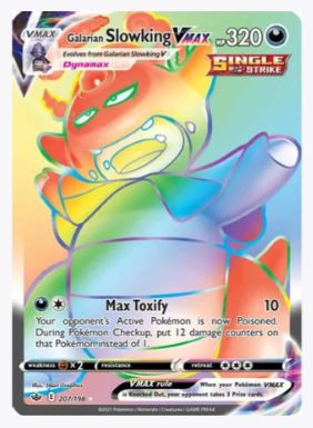 Galarian Slowking VMAX (Secret) SWSH06: Chilling Reign # 207/198 - Sweets and Geeks