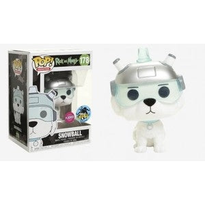 Funko Pop Animation: Rick and Morty - Snowball (Flocked) Exclusive #178 - Sweets and Geeks