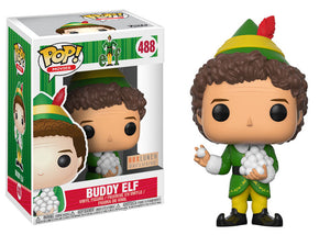 Funko Pop Movies: Elf - Buddy Elf (Snowballs) Box Lunch Exclusive #488 - Sweets and Geeks