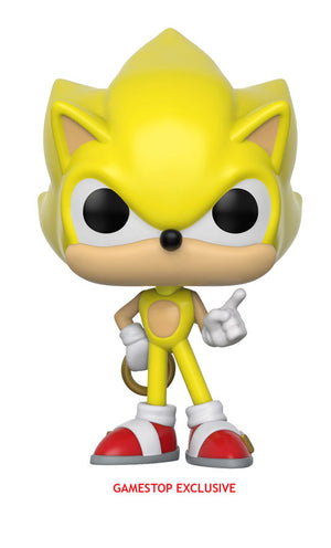 Funko Pop Games: Sonic the Hedgehog - Super Sonic (Yellow) Gamestop Exclusive #287 - Sweets and Geeks